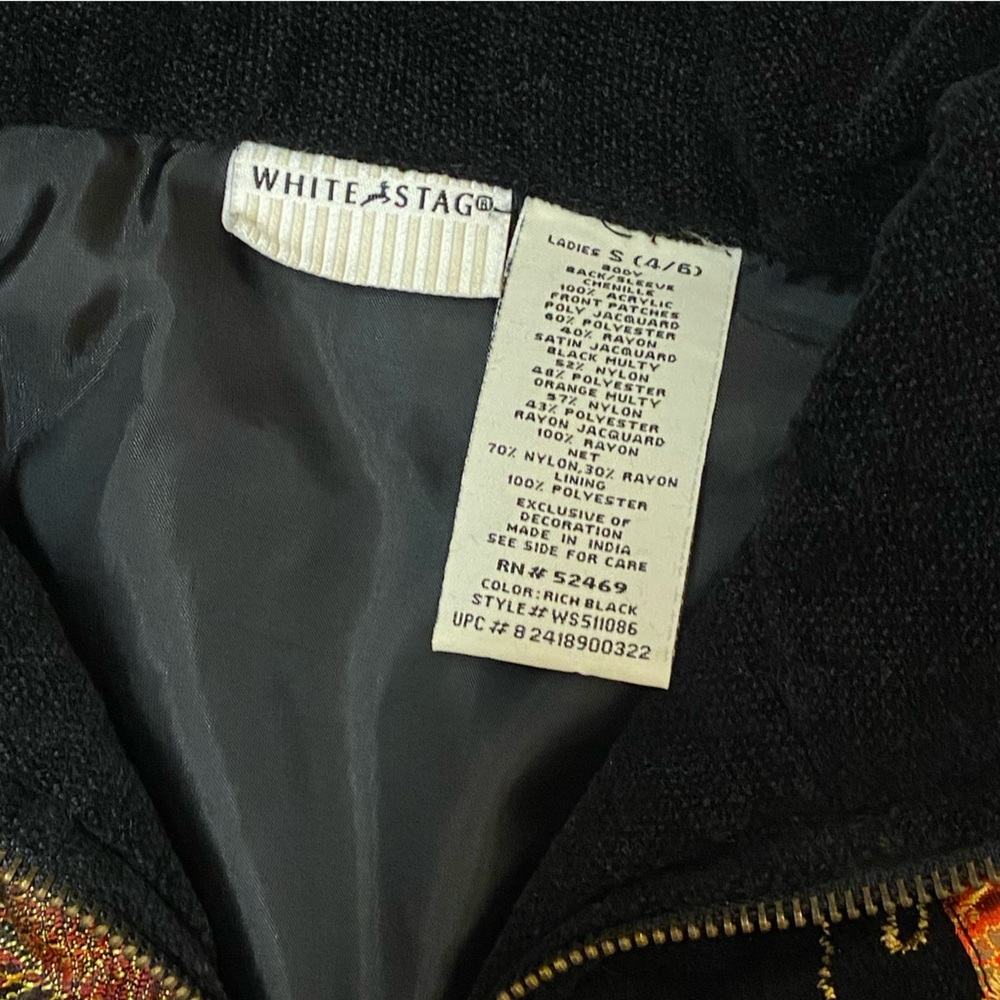 Vintage Patchwork Zip-Up Jacket - image 4